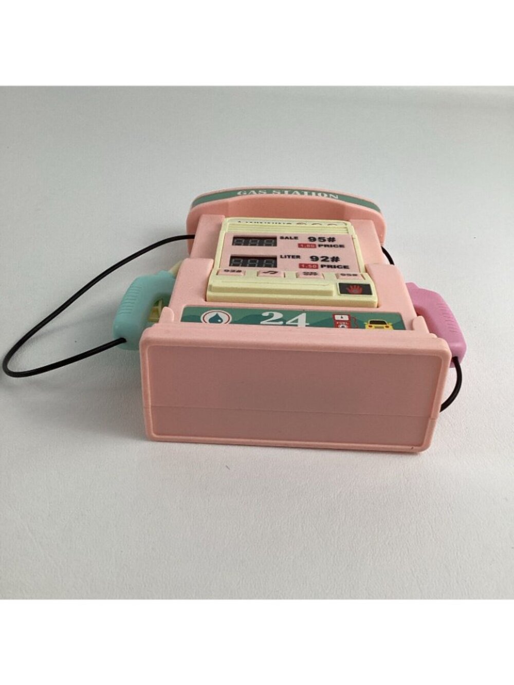 Gas Station Electronic Fuel Pump Lights Sounds 7" Pretend Play Toy Pink Musical - Picture 5 of 7